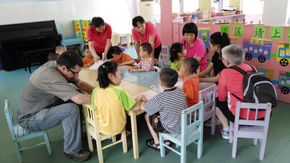 Hefei Orphanage visit in Anhui